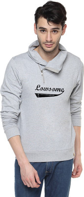 

Campus Sutra Full Sleeve Printed Men Sweatshirt, Grey