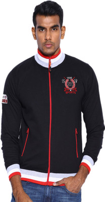 

Sports 52 Wear Full Sleeve Solid Men's Sweatshirt, Black;red