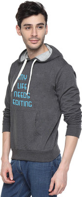 

Campus Sutra Full Sleeve Printed Men Sweatshirt, Grey