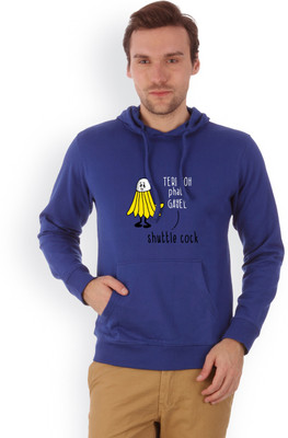 

Campus Sutra Full Sleeve Solid Men Reversible Sweatshirt, Dark blue