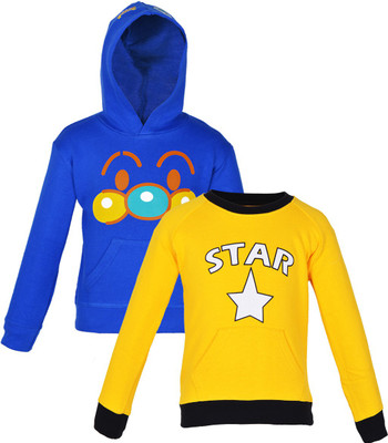 

Gkidz Full Sleeve Printed Boys Sweatshirt, Yellow