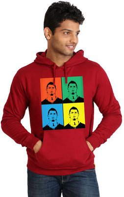 

Campus Sutra Full Sleeve Printed Men Sweatshirt, Red