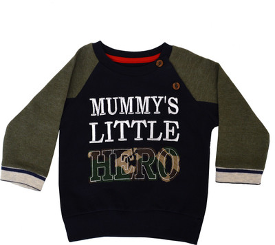 

Pepito Full Sleeve Self Design Baby Boys Sweatshirt, Navy