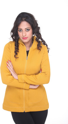 

Trufit Full Sleeve Solid Women's Sweatshirt, Yellow