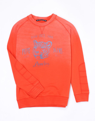 

Pepe Jeans Full Sleeve Graphic Print Boys Sweatshirt, Orange