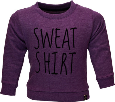 

Pepito Full Sleeve Printed Girls Sweatshirt, Purple