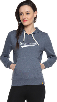 

Campus Sutra Full Sleeve Printed Women Sweatshirt, Denim
