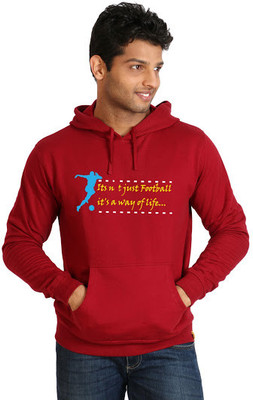 

Campus Sutra Full Sleeve Solid Men Sweatshirt, Red