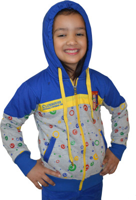

Shaun Full Sleeve Solid Girls Sweatshirt, Royal