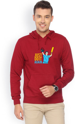 

Campus Sutra Full Sleeve Solid Men Sweatshirt, Maroon