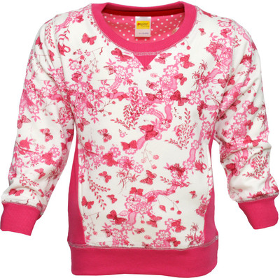 

Pepito Full Sleeve Printed Girls Sweatshirt, Pink