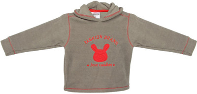 Tonyboy Full Sleeve Embroidered Baby Boys Jacket, Grey