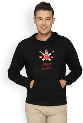 

Campus Sutra Full Sleeve Solid Men Sweatshirt, Black