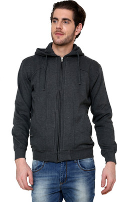 Cayman Full Sleeve Solid Men Sweatshirt