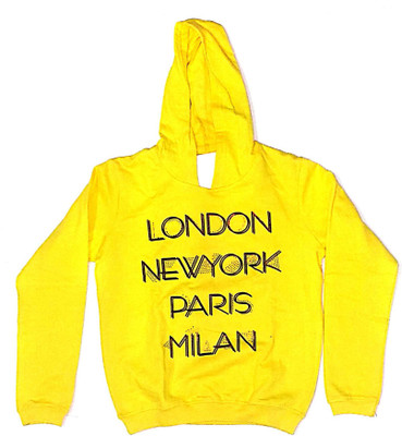 

Cuddlezz Full Sleeve Self Design Girls Sweatshirt, Yellow