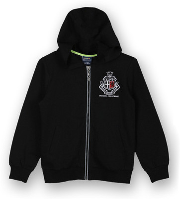 

Lilliput Full Sleeve Solid Boys Sweatshirt, Black