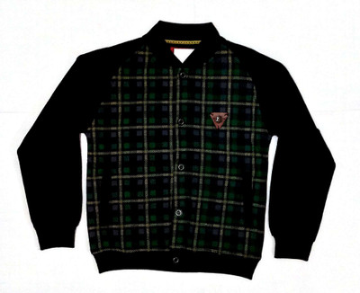 

Cuddlezz Full Sleeve Checkered Boys Sweatshirt, Green