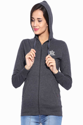 

Sports 52 Wear Full Sleeve Solid Women's Sweatshirt, Grey