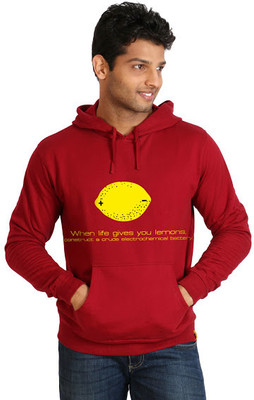 

Campus Sutra Full Sleeve Printed Men Sweatshirt, Maroon