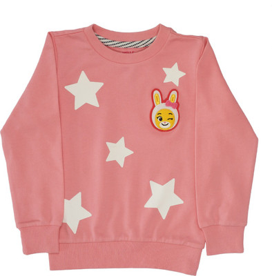 

Indirang Full Sleeve Printed Girls Sweatshirt, Multicolor