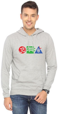 

Campus Sutra Full Sleeve Printed Men Sweatshirt, Grey