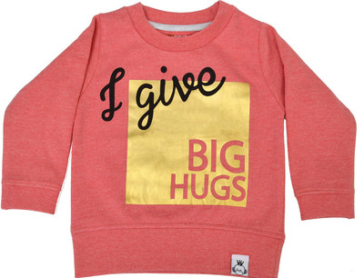 

Pepito Full Sleeve Printed Baby Girls Sweatshirt, Pink