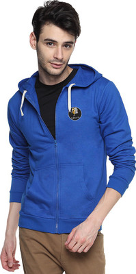 

Campus Sutra Full Sleeve Solid Men Sweatshirt, Dark blue