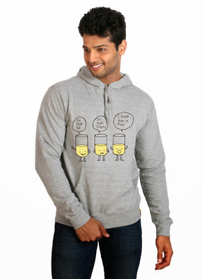 

Campus Sutra Full Sleeve Printed Men Sweatshirt, Grey