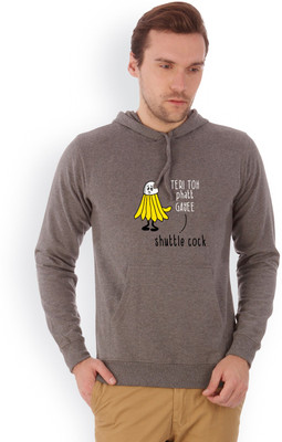 

Campus Sutra Full Sleeve Solid Men Reversible Sweatshirt, Charcoal grey