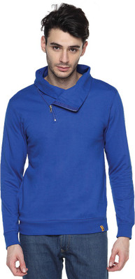 

Campus Sutra Full Sleeve Solid Men Sweatshirt, Royal blue