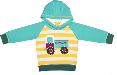 

Wow Mom Full Sleeve Striped Boys Sweatshirt, Multicolor