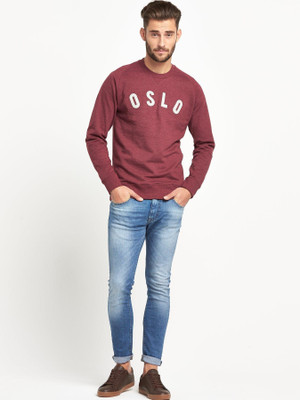

Kotty Full Sleeve Solid Men's Sweatshirt, Red