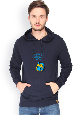 

Campus Sutra Full Sleeve Solid Men Reversible Sweatshirt, Blue