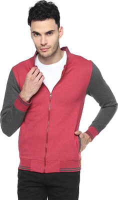 

Campus Sutra Full Sleeve Solid Men Sweatshirt, Maroon