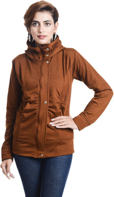 

TeeMoods Full Sleeve Solid Women's Sweatshirt, Brown