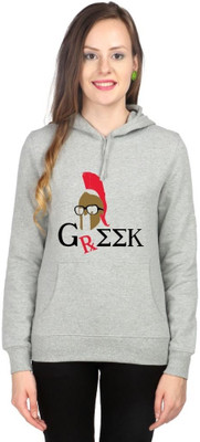 

Campus Sutra Full Sleeve Printed Women Sweatshirt, Grey