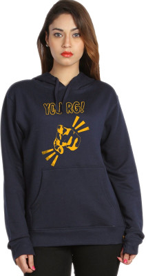 

Campus Sutra Full Sleeve Printed Women Sweatshirt, Blue