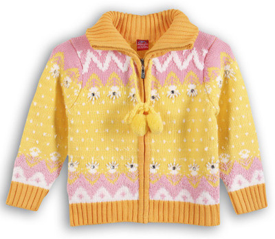 

Lilliput Full Sleeve Self Design Girls Sweatshirt, Yellow