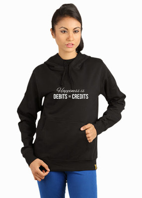 

Campus Sutra Full Sleeve Solid Women Sweatshirt, Black