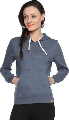

Campus Sutra Full Sleeve Solid Women Sweatshirt, Blue