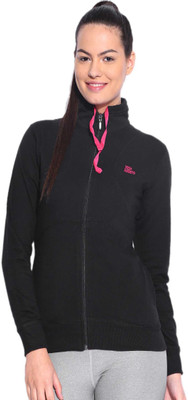 

Sports 52 Wear Full Sleeve Solid Women's Sweatshirt, Black.pink