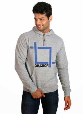 

Campus Sutra Full Sleeve Printed Men Sweatshirt, Grey