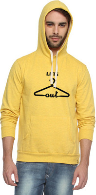

Campus Sutra Full Sleeve Printed Men Reversible Sweatshirt, Yellow