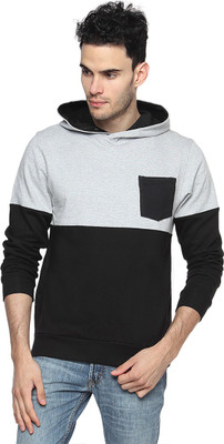 

Campus Sutra Full Sleeve Solid Men Sweatshirt, Black