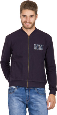 

Hypernation Full Sleeve Solid Men' Sweatshirt, Navy blue