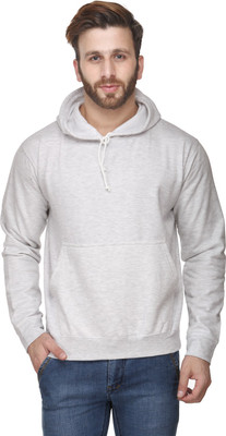 

Scott International Full Sleeve Solid Men's Sweatshirt, White milange