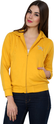 

Cayman Full Sleeve Solid Women's Sweatshirt, Mustard