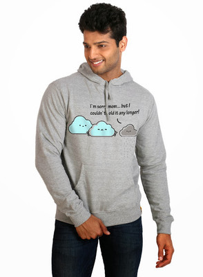 

Campus Sutra Full Sleeve Printed Men Sweatshirt, Grey