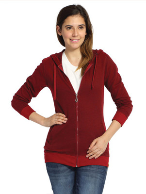 CAMPUS SUTRA Full Sleeve Solid Women Sweatshirt