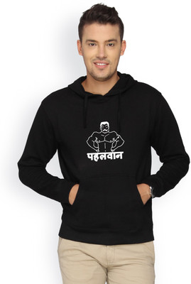 

Campus Sutra Full Sleeve Solid Men Reversible Sweatshirt, Black